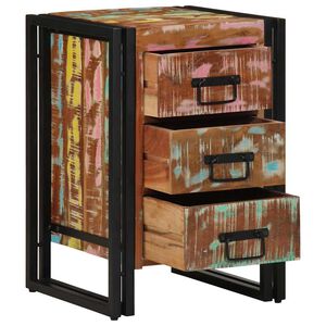 vidaXL Natskab Flerfarvet 40 x 40 x 59 cm Solid genbrugs tr&aelig;