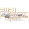 vidaXL sengeramme uden madras 160x200 cm massivt fyrretr&aelig;