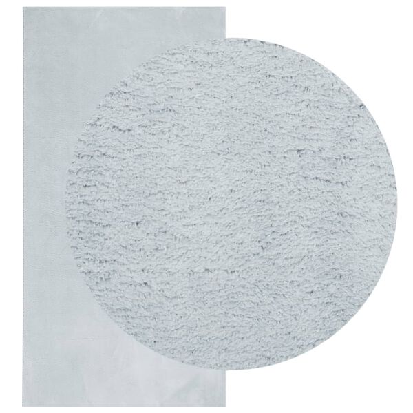 vidaXL gulvtæppe HUARTE 100x200 cm kort luv og vaskbart blå