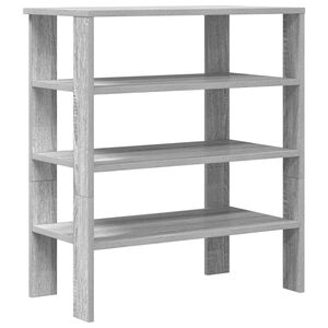 vidaXL skoreol 61x32x70 cm konstrueret tr&aelig; gr&aring; sonoma-eg