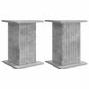 vidaXL Planteholder 2 pcs Betongr&aring; 30,5 x 30 x 43 cm Konstrueret tr&aelig;