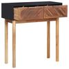 vidaXL konsolbord 70x30x75 cm massivt akacietr&aelig; og MDF