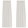 vidaXL Voile Gardin 2 stk. Creme 260 x 140 cm Polyester