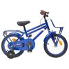 vidaXL B&oslash;rnecykel 12 tommer til 2-4 &aring;r gamle M&oslash;rk bl&aring;