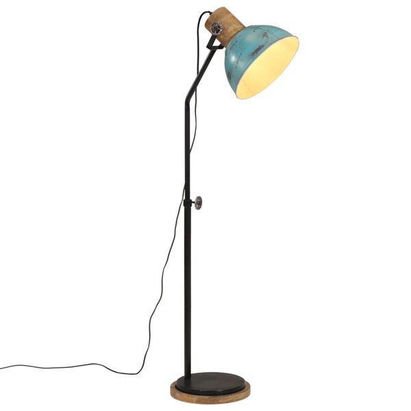vidaXL gulvlampe 25 W 30x30x100-150 cm E27 rustik bl&aring;