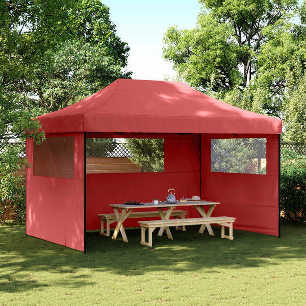 vidaXL Party Tent Bordeaux 292 x 440 x 315 cm Oxford stof