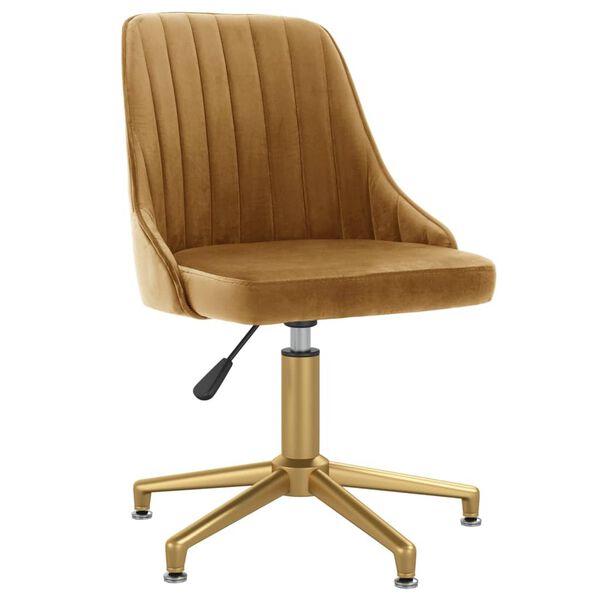 vidaXL drejelige spisebordsstole 2 stk. fl&oslash;jl brun