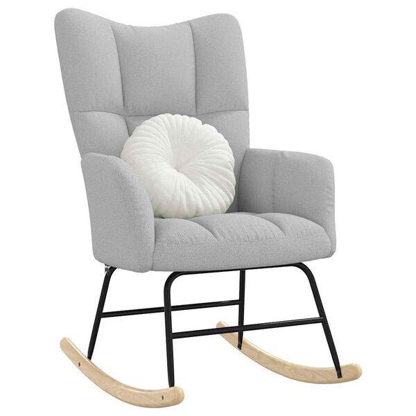 vidaXL gyngestol stof skygr&aring;