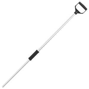 vidaXL teleskopstang til fork &Oslash;11x114 cm st&aring;l s&oslash;lvfarvet