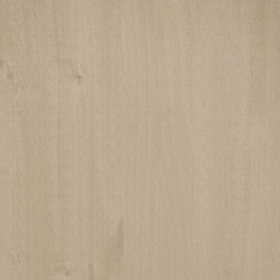 vidaXL sofabord HAMAR 100x55x35 cm massivt fyrretræ honningbrun