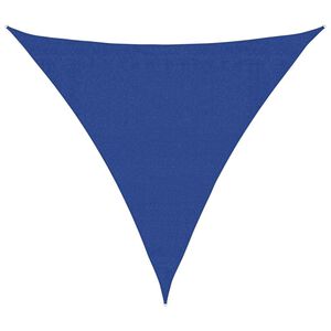 vidaXL solsejl 3,6x3,6x3,6 m 160 g/m&sup2; trekantet HDPE bl&aring;