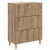 vidaXL Skuffeskab Artisan-eg 66 x 34,5 x 90 cm Konstrueret tr&aelig;