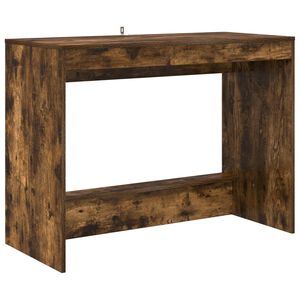 vidaXL Sengebord R&oslash;get eg Konstrueret tr&aelig; 100 x 45 x 75 cm