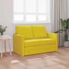 vidaXL 2-i-1 sovesofa 122x204x55 cm velour m&oslash;rkegul