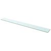 vidaXL hylde glaspanel klar 110x12 cm