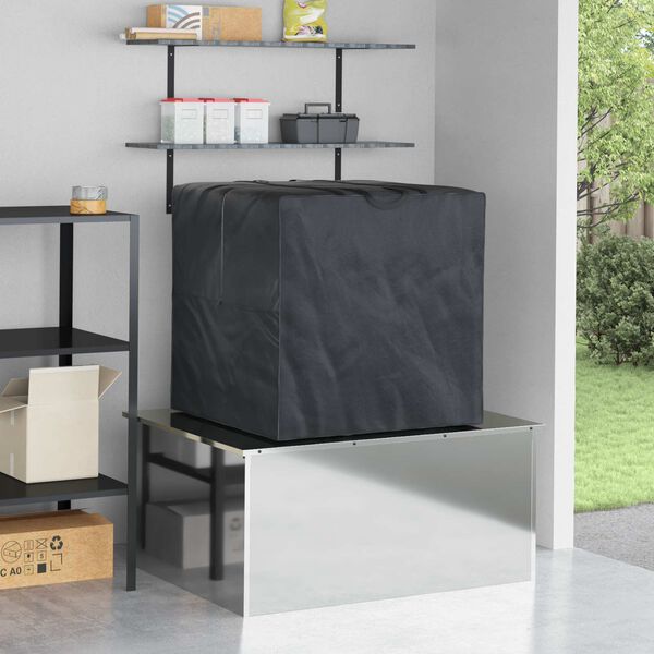 vidaXL Udend&oslash;rs Opbevaringspose Sort 90 x 90 x 90 cm 420D Oxford Stof