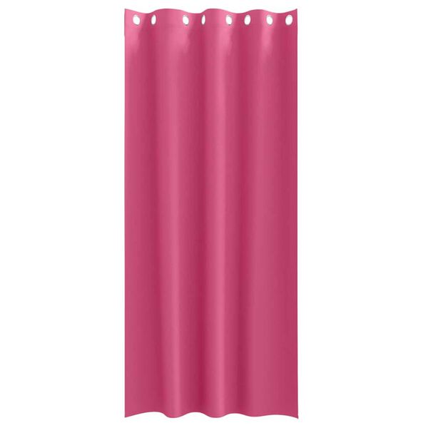 vidaXL Mørklægningsgardiner med ringe 2 pcs Lys Pink 225 x 140 cm