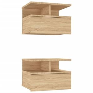 vidaXL sv&aelig;vende natborde 2 stk. 40 x 31 x 27 cm konstrueret tr&aelig; sonoma