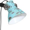 vidaXL gulvlampe 25 W 25x25x90/140 cm E27 rustik blå