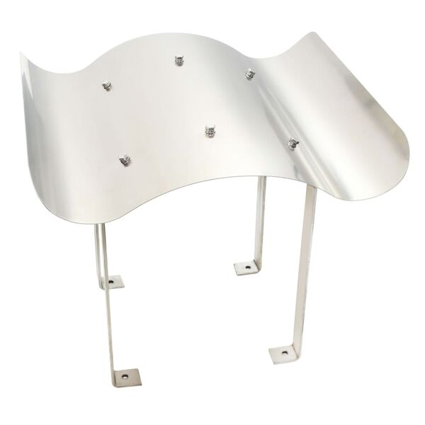 vidaXL skorstenshætte i rustfrit stål 60 x 80 x 39 cm