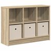 vidaXL Sideboard med skuffe Sonoma eg 73,5 x 22,5 x 53,5 cm
