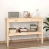 vidaXL konsolbord 110x40x75 cm massivt fyrretr&aelig;