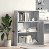 vidaXL bogreol 80x24x109 cm konstrueret tr&aelig; gr&aring; sonoma-eg