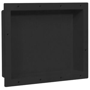 vidaXL bruseniche 41x51x10 cm mat sort
