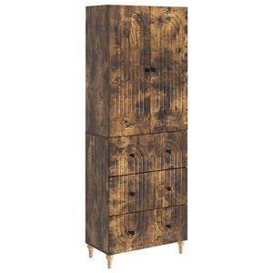 vidaXL Skab S&aelig;t 2 pcs 66 x 34,5 x 90 cm Konstrueret tr&aelig;