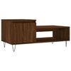 vidaXL sofabord 100x50x45 cm konstrueret tr&aelig; brun egetr&aelig;sfarve