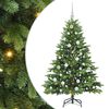 vidaXL Kunstigt juletr&aelig; med 150 LED'er Gr&oslash;n 150 cm PE og PVC