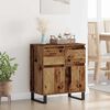 vidaXL Sideboard Gammelt tr&aelig; 60 x 35 x 70 cm Ingeni&oslash;rt tr&aelig; og jern