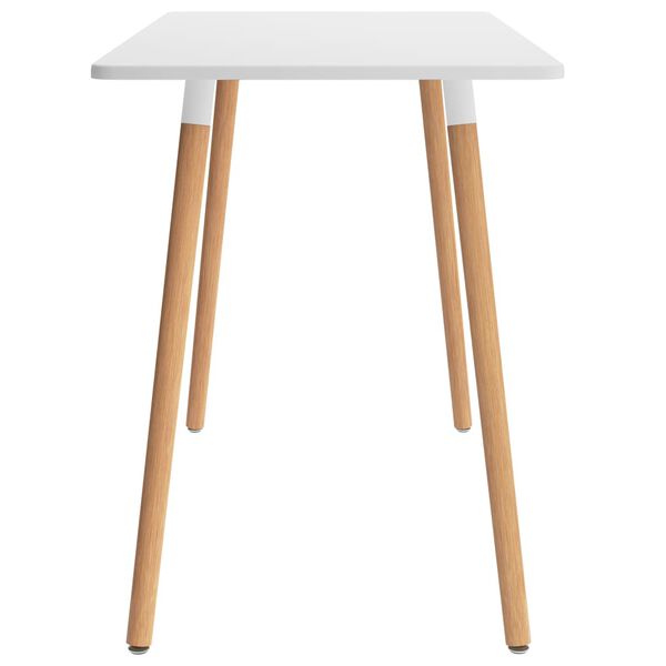 vidaXL spisebordss&aelig;t med 5 dele 120x60 cm turkis og sort