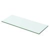vidaXL hylde glaspanel klar 50x15 cm
