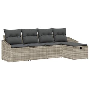 vidaXL Sofa S&aelig;t 6 stk. polyrattan