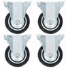 vidaXL faste hjul 4 stk. 75 mm