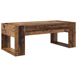 vidaXL Sofabord Gammelt tr&aelig; 110 x 50 x 41 cm Konstrueret tr&aelig;