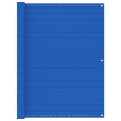 vidaXL altanafskærmning 120x300 cm HDPE blå