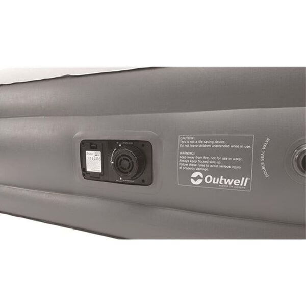 Outwell luftmadras 1 person Flock Superior med indbygget pumpe