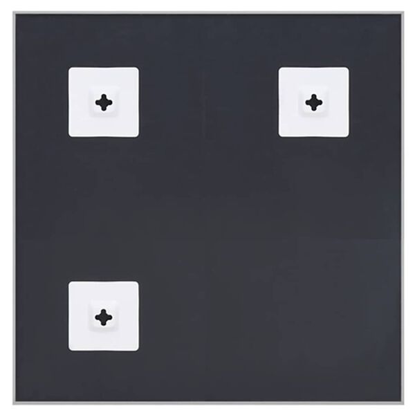 vidaXL spejl 60x60 cm s&oslash;lvfarvet