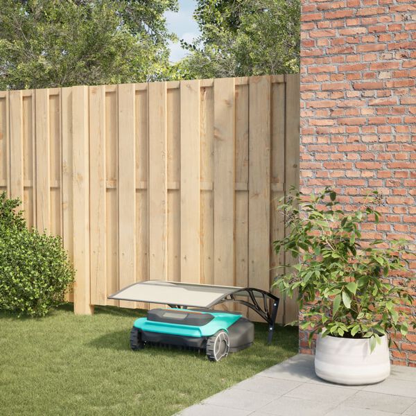 vidaXL robotpl&aelig;neklipper garage sort 80x101x46 cm