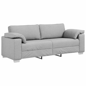 vidaXL 3-personers sofa Skygr&aring; 220 cm Stof