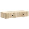 vidaXL V&aelig;gh&aelig;ngt Sideskab Sonoma-eg 87,5 x 34,5 x 17 cm Konstrueret tr&aelig;
