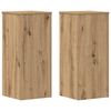 vidaXL plantestativer 2 stk. 30x30x70 cm konstrueret tr&aelig; egetr&aelig;sfarvet
