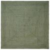 vidaXL Omr&aring;de t&aelig;ppe Olivengr&oslash;n 200 x 200 cm Jute