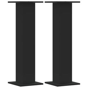 vidaXL h&oslash;jtalerstativer 2 stk. 30x30x95 cm konstrueret tr&aelig; sort