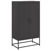 vidaXL skab 68,5x38,5x123,5 cm st&aring;l sort