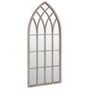 vidaXL havespejl 70x30 cm jern sandfarvet