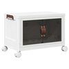 vidaXL Stabelbar opbevaringskasse med hjul 28 L 48,5x29,5x33 cm