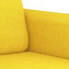 vidaXL 2-personers sofa 120 cm stof lysegul